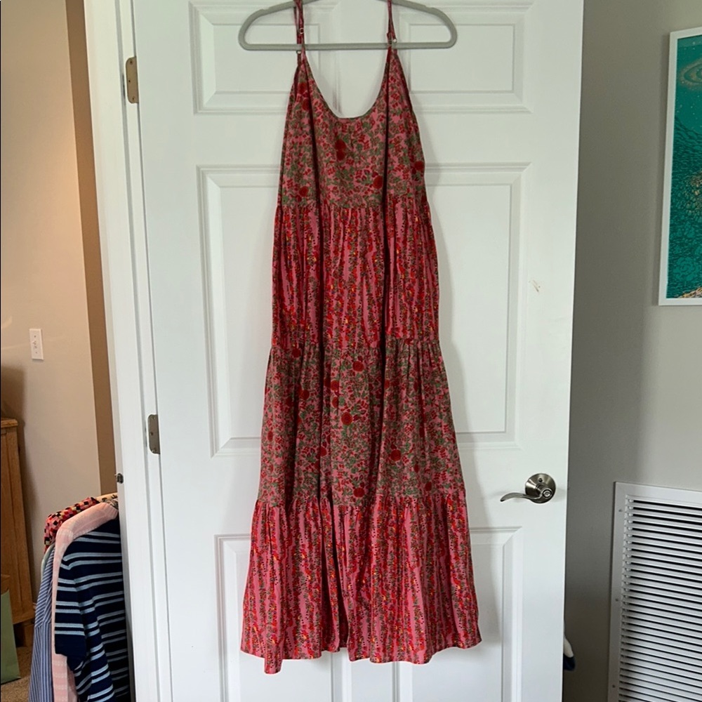 Floral Pink Maxi Dress - Roller Rabbit
